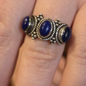 Doug Paulus Lapis Sterling Silver Ring